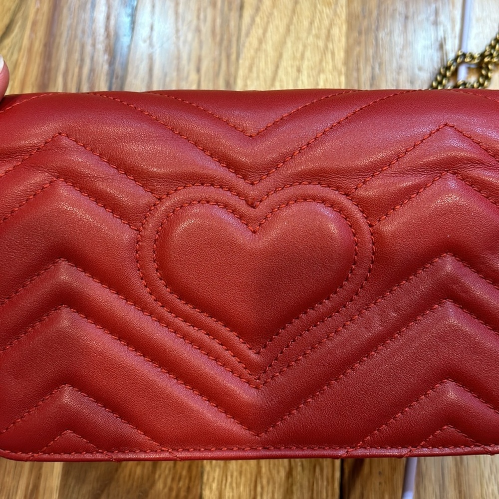 Gucci marmont red bag - Picture 12 of 13